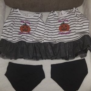 🎈Nwtgs🎈 🎃Twin Girl 2 Peice Halloween Oulits🎃